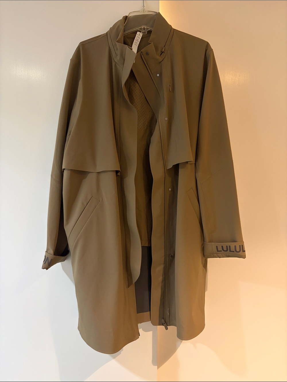 Lululemon Khaki Rain Jacket